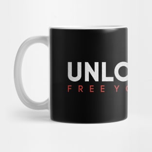 UNLOCKED: Free Your Mind (Classic Logo, No Background) Mug